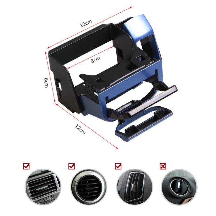 2 PCS SD-1012 Car Multifunctional Drink Holder Garbage Box(Blue) - Car Drink Holders by buy2fix | Online Shopping UK | buy2fix