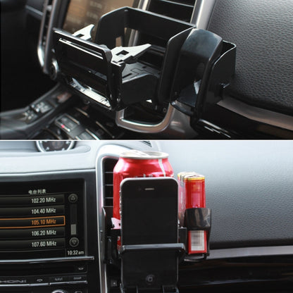 2 PCS SD-1012 Car Multifunctional Drink Holder Garbage Box(Black) - Car Drink Holders by buy2fix | Online Shopping UK | buy2fix