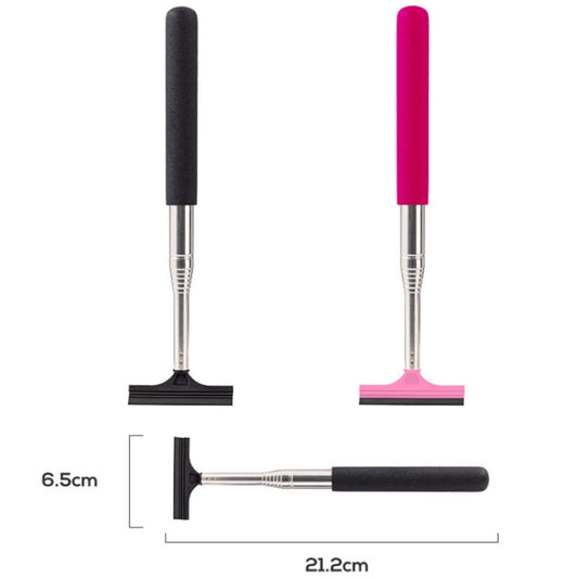 Portable Retractable Car Defogger Rearview Mirror Wiper(Pink) - Car washing supplies by buy2fix | Online Shopping UK | buy2fix