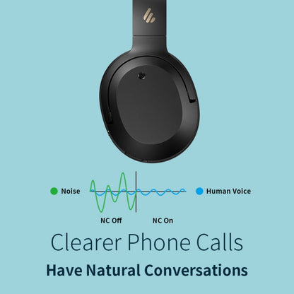 Edifier W820NB Bluetooth Wireless Noise Cancelling Sports Music Headset(Grey) - Headset & Headphone by Edifier | Online Shopping UK | buy2fix