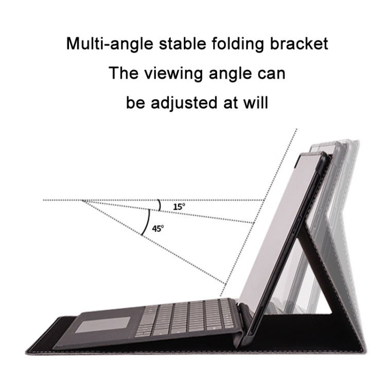 All-Inclusive Drop Case For Microsoft Surface Pro 8, Color: PC Hard Shell Black With Power Pack - Others by buy2fix | Online Shopping UK | buy2fix