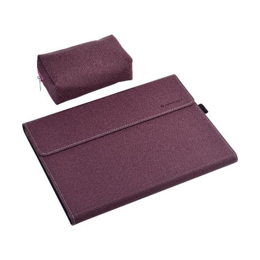 All-Inclusive Drop Case For Microsoft Surface Pro 8, Color: PC Hard Shell Wine Red With Power Pack - Others by buy2fix | Online Shopping UK | buy2fix