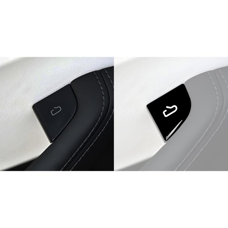 For Tesla Model 3 4pcs/ Set B-type Car Window Switch Stickers(Piano Black) - Car Interior Mouldings by buy2fix | Online Shopping UK | buy2fix