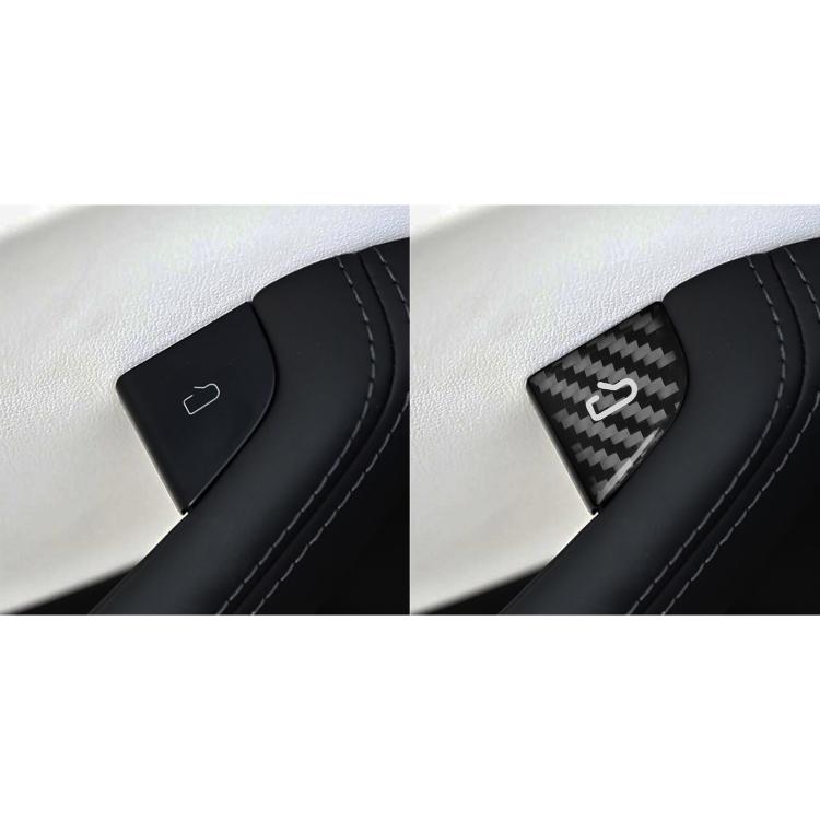 For Tesla Model 3 4pcs/ Set B-type Car Window Switch Stickers(Black) - Car Interior Mouldings by buy2fix | Online Shopping UK | buy2fix