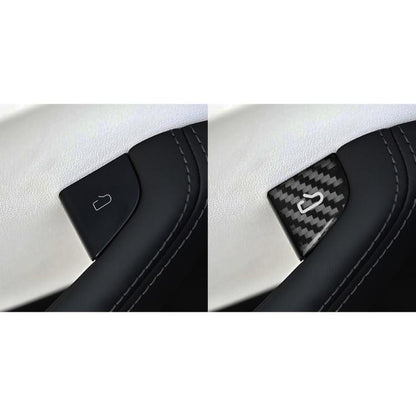 For Tesla Model 3 4pcs/ Set B-type Car Window Switch Stickers(Black) - Car Interior Mouldings by buy2fix | Online Shopping UK | buy2fix