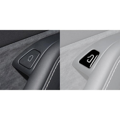 For Tesla Model 3/Y 4pcs /Set Car Window Switch Stickers(Piano Black) - Car Interior Mouldings by buy2fix | Online Shopping UK | buy2fix