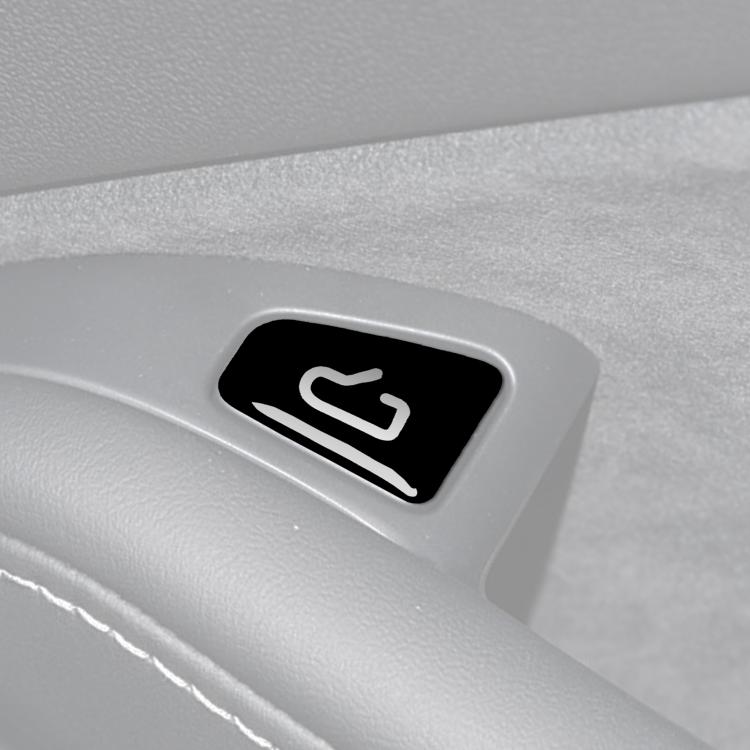 For Tesla Model 3/Y 4pcs /Set Car Window Switch Stickers(Piano Black) - Car Interior Mouldings by buy2fix | Online Shopping UK | buy2fix
