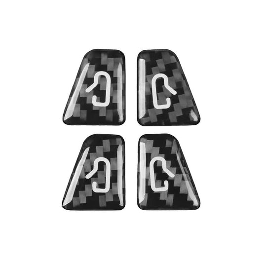 For Tesla Model 3/Y 4pcs /Set Car Window Switch Stickers(Black) - Car Interior Mouldings by buy2fix | Online Shopping UK | buy2fix