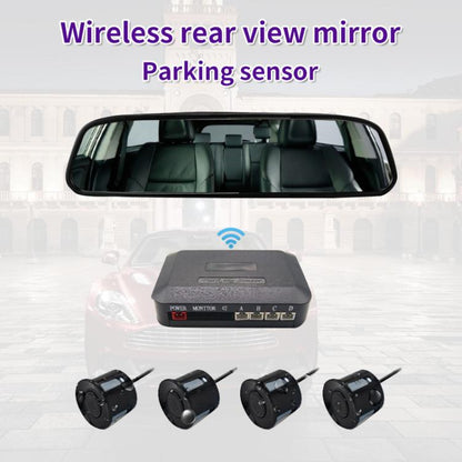 Wireless Radar with LED Display Automatic Alarm Reversing Assist(PZ314W) - Radar Detectors by buy2fix | Online Shopping UK | buy2fix