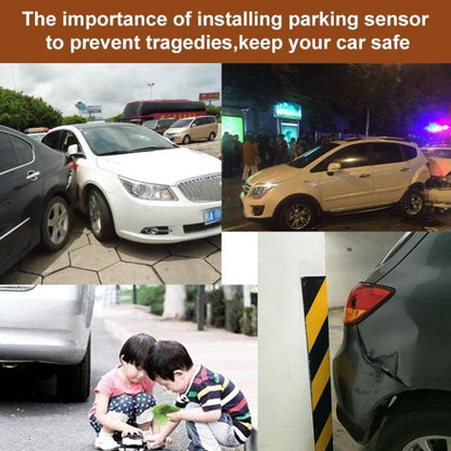 Wireless Radar with LED Display Automatic Alarm Reversing Assist(PZ314W) - Radar Detectors by buy2fix | Online Shopping UK | buy2fix