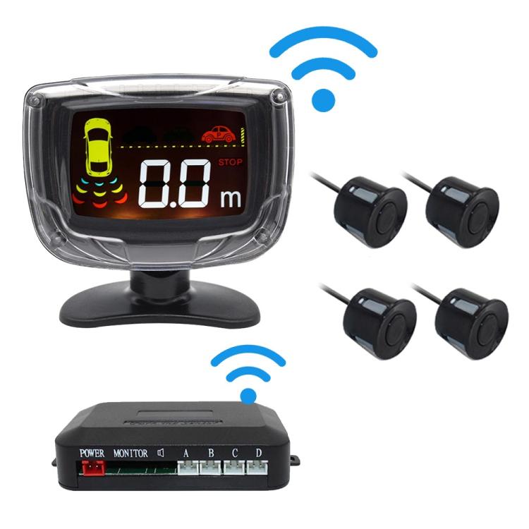 Wireless Radar with LED Display Automatic Alarm Reversing Assist(PZ312W) - Radar Detectors by buy2fix | Online Shopping UK | buy2fix