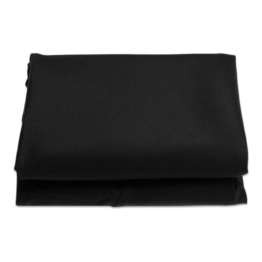 Polyester Parasol Replacement Cloth Round Garden Umbrella Cover, Size: Diameter 2m  6 Ribs(Black)