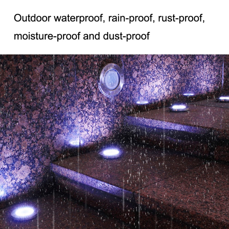 2 PCS 20LEDs Outdoor Waterproof Solar Garden Light Lawn Buried Light(Yellow Light) by buy2fix