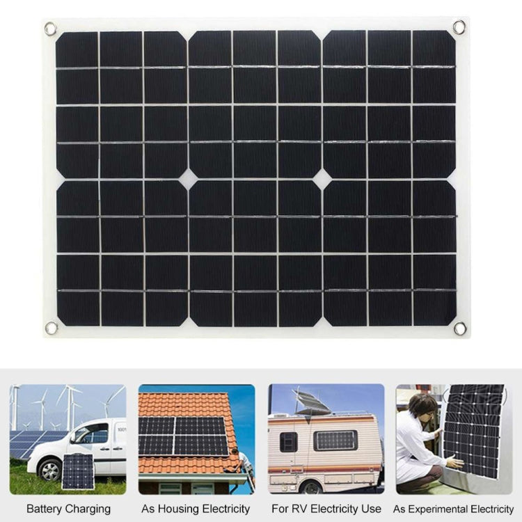 Saga Generation 2 Home Solar Generator Inverter+30A Controller+18W 12V Solar Panel, Specification: Black 12V To 110V by buy2fix