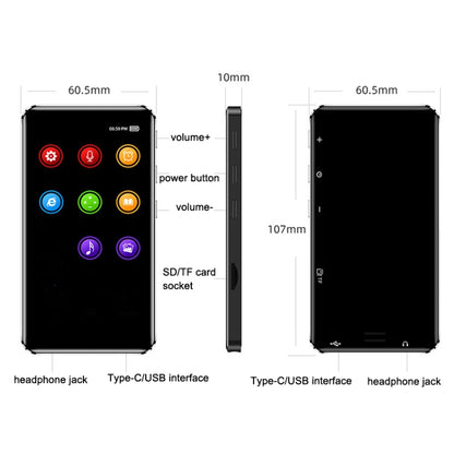 WIFI Game E-Book Touch Screen Bluetooth Mini Tablet MP3/MP4/MP5, TF Capacity: 128GB(1G DDR+8G Flash) - MP4 Player by buy2fix | Online Shopping UK | buy2fix