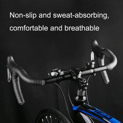 1 Pair Carbon Fiber Texture Road Bike Ties Snakeskin Handlebar Ties(White) - Decorative Accessories by buy2fix | Online Shopping UK | buy2fix