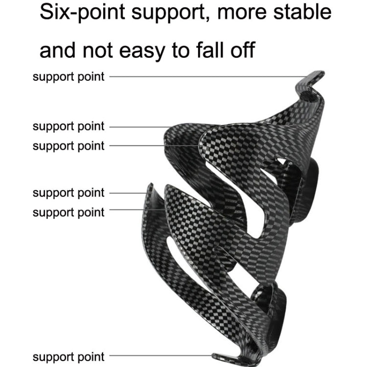 Glass Fiber Water Pot Frame Bicycle Plastic Water Cup Holder(Black) by buy2fix