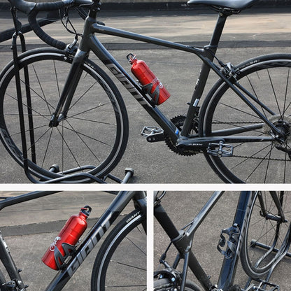 Glass Fiber Water Pot Frame Bicycle Plastic Water Cup Holder(Black) by buy2fix