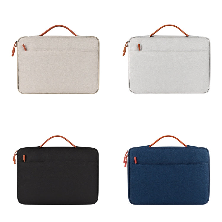 ND02S Adjustable Handle Waterproof Laptop Bag, Size: 14.1-15.4 inches(Navy Blue) by buy2fix