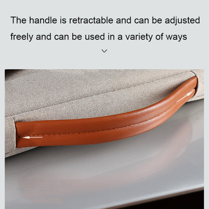 ND02S Adjustable Handle Waterproof Laptop Bag, Size: 14.1-15.4 inches(Navy Blue) by buy2fix