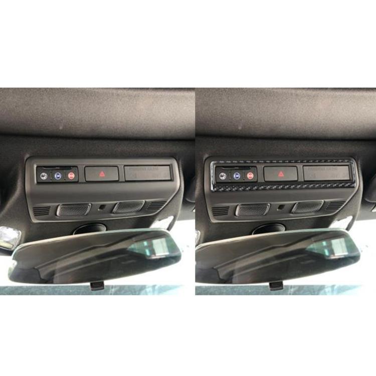 For Chevrolet Corvette C8 Warning Light Switch Frame Sticker(Black) - Car Interior Mouldings by buy2fix | Online Shopping UK | buy2fix
