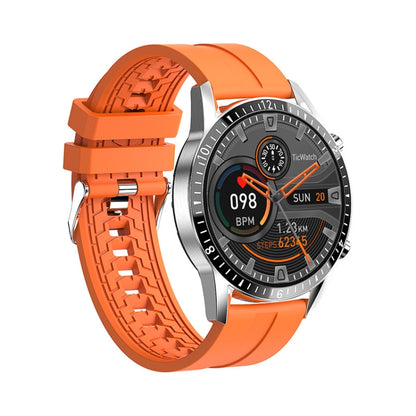 I9 1.5 Inch Heart Rate/Blood Pressure/Blood Oxygen Monitoring Watch, Color: Orange by buy2fix