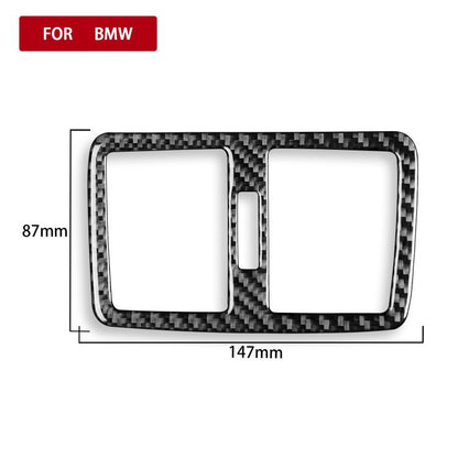 For BMW X1 F48/X2 F39 Rear Center Air Outlet Sticker(Black) - Car Interior Mouldings by buy2fix | Online Shopping UK | buy2fix