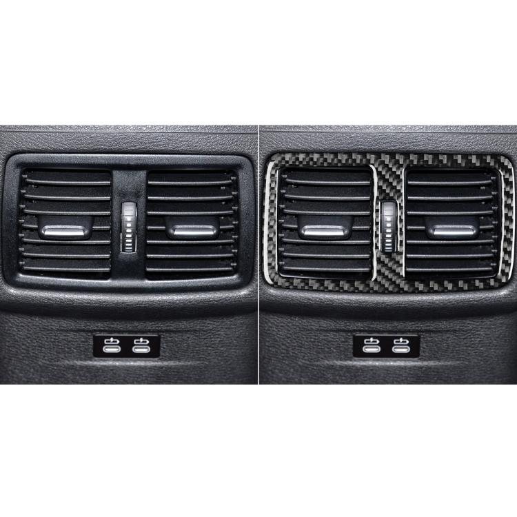 For BMW X1 F48/X2 F39 Rear Center Air Outlet Sticker(Black) - Car Interior Mouldings by buy2fix | Online Shopping UK | buy2fix