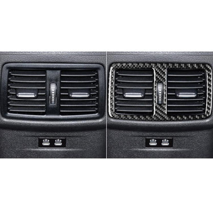 For BMW X1 F48/X2 F39 Rear Center Air Outlet Sticker(Black) - Car Interior Mouldings by buy2fix | Online Shopping UK | buy2fix