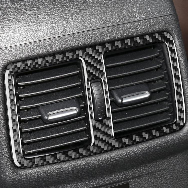 For BMW X1 F48/X2 F39 Rear Center Air Outlet Sticker(Black) - Car Interior Mouldings by buy2fix | Online Shopping UK | buy2fix