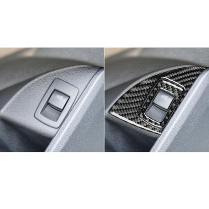 For BMW X1 F48/X2 F39 5pcs /Set Left-Hand Drive Front Rear Door Storage Box Panel Stickers(Black) - Car Interior Mouldings by buy2fix | Online Shopping UK | buy2fix