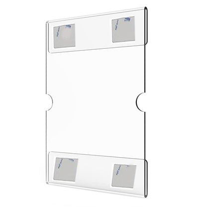 2 PCS 4x6 Inch Wall Mounted Acrylic Signage Bracket Wall Photo Frame - Holder & Storage Rack by buy2fix | Online Shopping UK | buy2fix