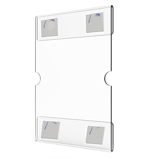 2 PCS 4x6 Inch Wall Mounted Acrylic Signage Bracket Wall Photo Frame - Holder & Storage Rack by buy2fix | Online Shopping UK | buy2fix
