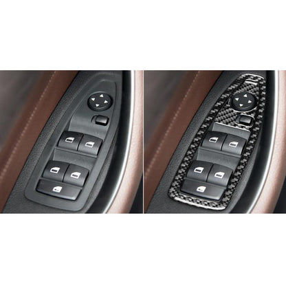 For BMW X1 F48/X2 F39 6pcs /Set Door Lift Stickers Without Small Holes(Black) - Car Interior Mouldings by buy2fix | Online Shopping UK | buy2fix