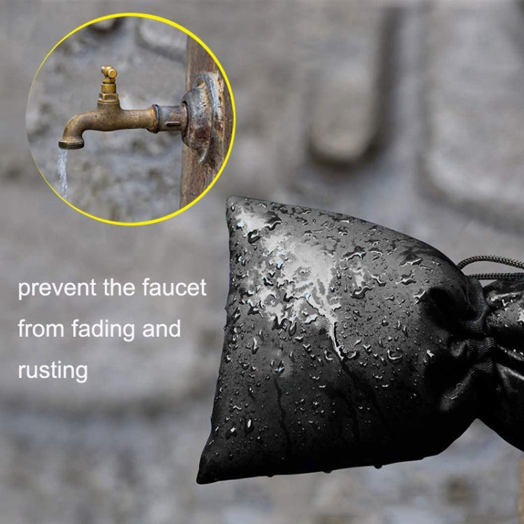 Oxford Cloth Winter Outdoor Faucet Frost Protection Cover, Style: Hook and Loop Fastener Model(Black) - Dust Covers by buy2fix | Online Shopping UK | buy2fix