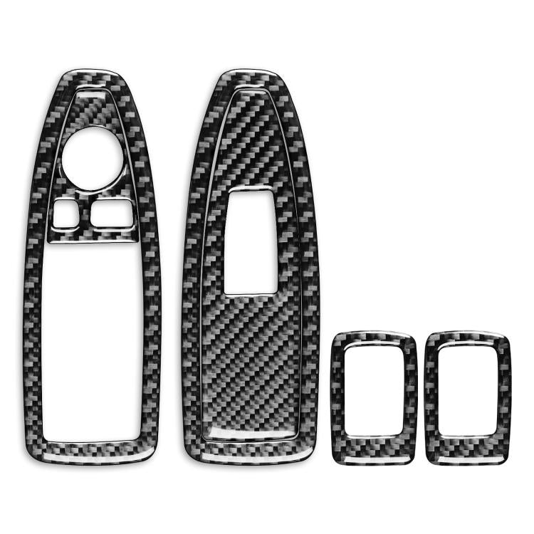 For BMW X1 F48/X2 F39 6pcs/Set Door Lift Sticker With Small Holes(Black) - Car Interior Mouldings by buy2fix | Online Shopping UK | buy2fix