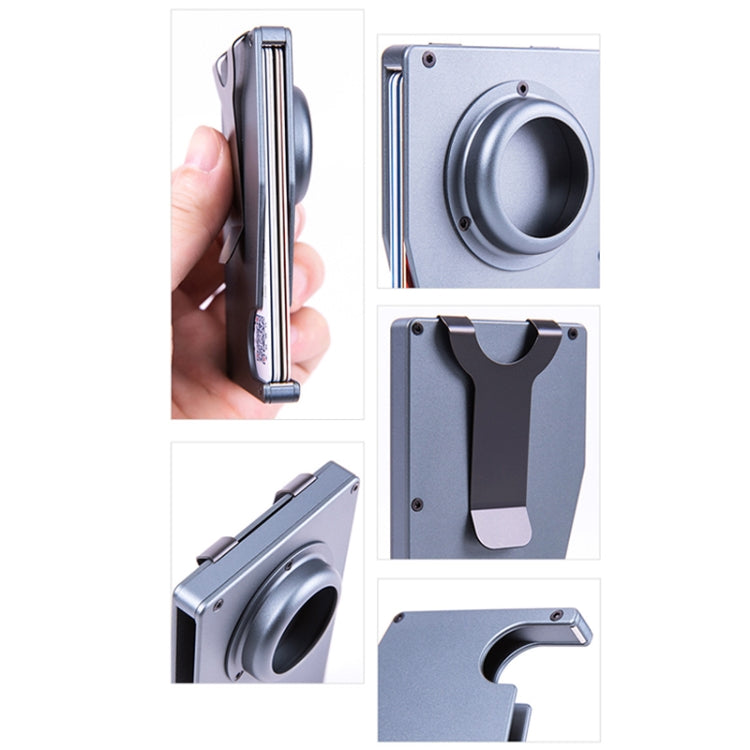 AK-1 RFID Portable Anti-theft Card Holder For AirTag(Black) - Wallet Series by buy2fix | Online Shopping UK | buy2fix