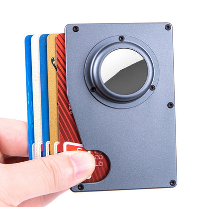 AK-1 RFID Portable Anti-theft Card Holder For AirTag(Grey) - Wallet Series by buy2fix | Online Shopping UK | buy2fix