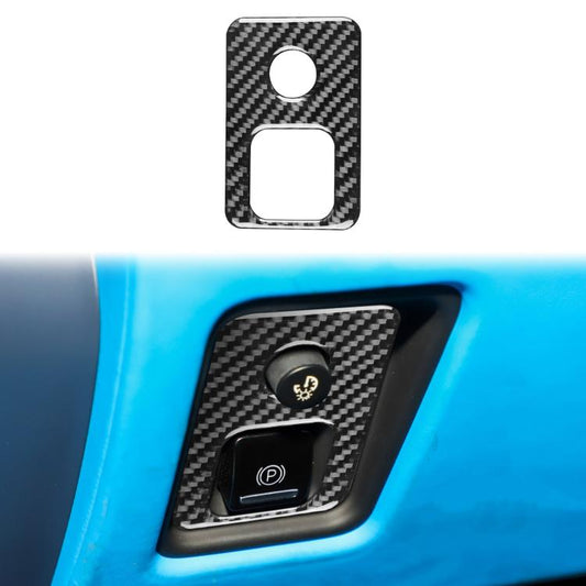 For Chevrolet Corvette C8 Electronic Handbrake Switch Frame Sticker(Black) - Car Interior Mouldings by buy2fix | Online Shopping UK | buy2fix