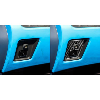 For Chevrolet Corvette C8 Electronic Handbrake Switch Frame Sticker(Black) - Car Interior Mouldings by buy2fix | Online Shopping UK | buy2fix