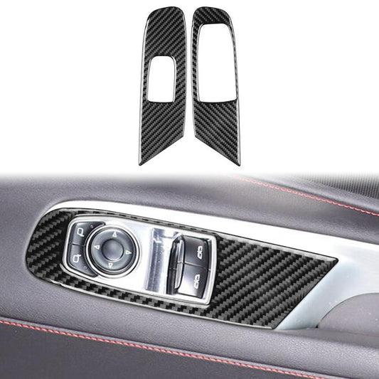 For Chevrolet Corvette C8 Right-Hand Drive Door Lift Panel Sticker(Black) - Car Interior Mouldings by buy2fix | Online Shopping UK | buy2fix