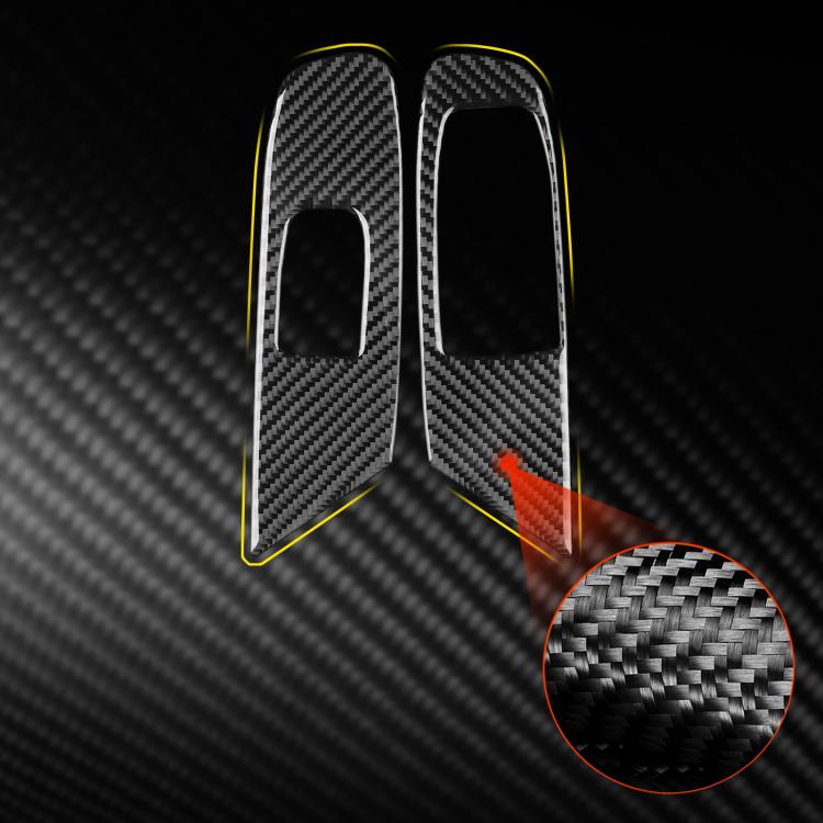 For Chevrolet Corvette C8 Right-Hand Drive Door Lift Panel Sticker(Black) - Car Interior Mouldings by buy2fix | Online Shopping UK | buy2fix