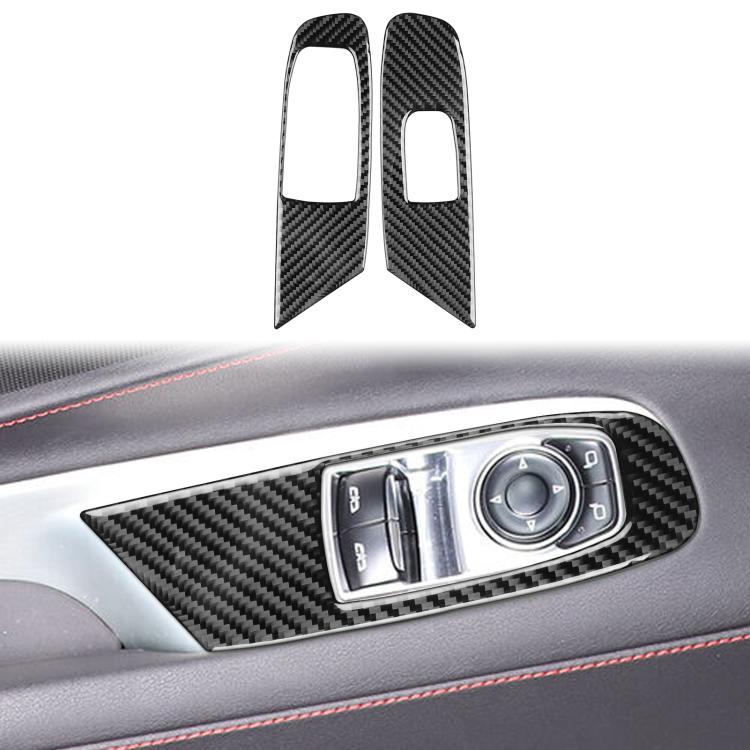 For Chevrolet Corvette C8 Left-Hand Drive Door Lift Panel Sticker(Black) - Car Interior Mouldings by buy2fix | Online Shopping UK | buy2fix