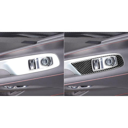 For Chevrolet Corvette C8 Left-Hand Drive Door Lift Panel Sticker(Black) - Car Interior Mouldings by buy2fix | Online Shopping UK | buy2fix