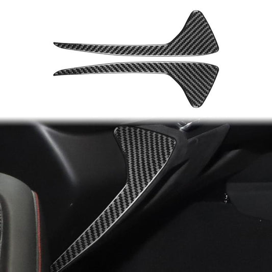 For Chevrolet Corvette C8 2pcs /Set Front Groove Side Decoration Sticker(Black) - Car Interior Mouldings by buy2fix | Online Shopping UK | buy2fix