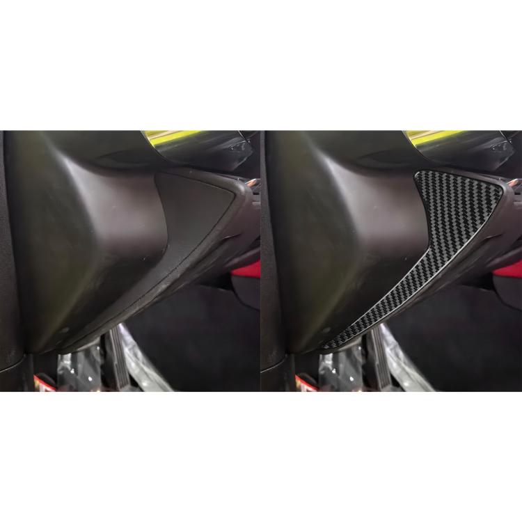 For Chevrolet Corvette C8 2pcs /Set Front Groove Side Decoration Sticker(Black) - Car Interior Mouldings by buy2fix | Online Shopping UK | buy2fix
