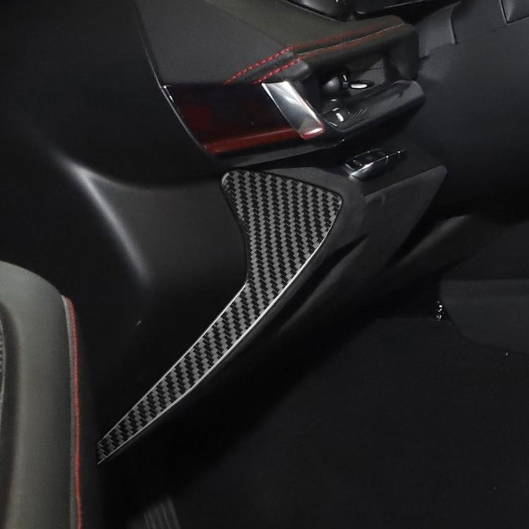 For Chevrolet Corvette C8 2pcs /Set Front Groove Side Decoration Sticker(Black) - Car Interior Mouldings by buy2fix | Online Shopping UK | buy2fix