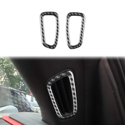 For Chevrolet Corvette C8 2pcs /Set A-Pillar Air Outlet Decorative Stickers(Black) - Car Interior Mouldings by buy2fix | Online Shopping UK | buy2fix