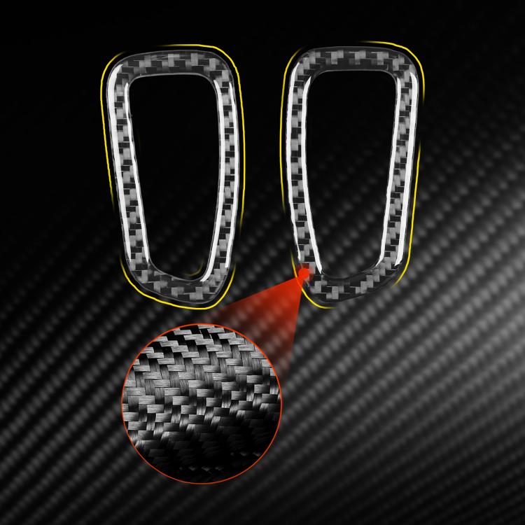 For Chevrolet Corvette C8 2pcs /Set A-Pillar Air Outlet Decorative Stickers(Black) - Car Interior Mouldings by buy2fix | Online Shopping UK | buy2fix