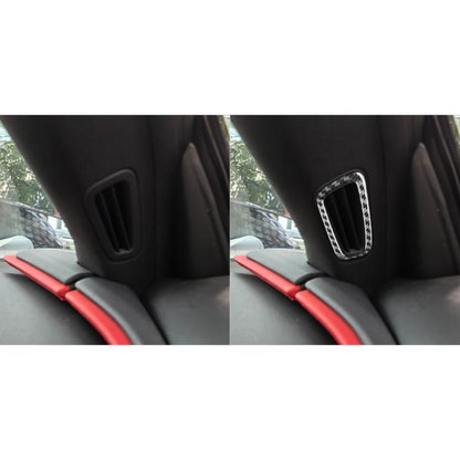 For Chevrolet Corvette C8 2pcs /Set A-Pillar Air Outlet Decorative Stickers(Black) - Car Interior Mouldings by buy2fix | Online Shopping UK | buy2fix
